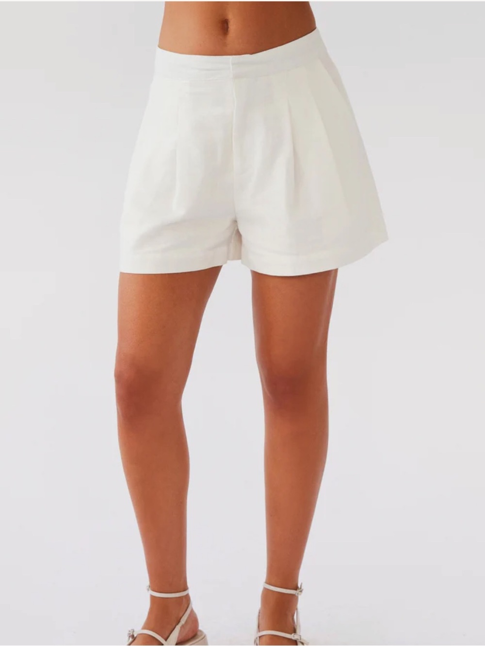 Peppermayo | Born For Bordeaux Linen Shorts